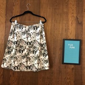 ModCloth Frock Shop Kitten Bunny Puppy Skirt 3X